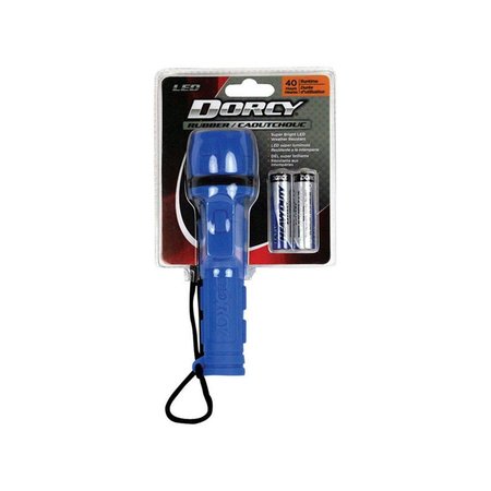 DORCY Assorted Color LED Flashlight with AA Battery 3865706